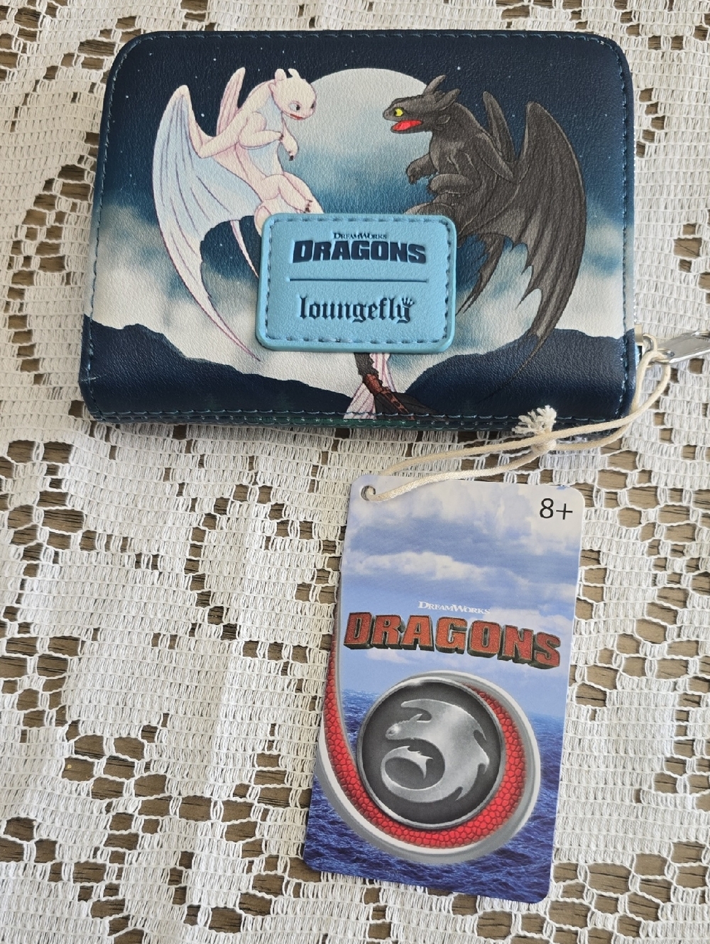 Loungefly How to Train Your Dragon Night Fury & Light Fury Wallet